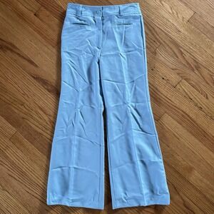 Vintage 60s 70s Bell Bottoms Womens 27 Disco Flare Wide‎ Blue Hippie Festival